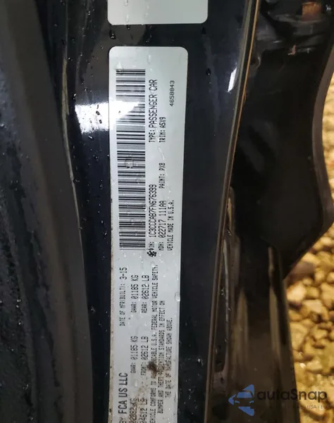 2015 Chrysler 200 Limited from USA, damaged, VIN 1C3CCCAB7FN676399